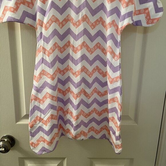 Revelae Cozy Baby Sleeper Swaddle Wearable Blanket Chevron Size 3-9M - Picture 9 of 10